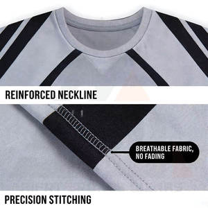 Maillot de football rétro imprimé personnalisé unisexe de haute qualité, coupe courte oversize, style streetwear, respirant, idéal pour l'été, OEM - Product Image 5