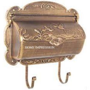 Vente chaude Classique Élégant À La Main Designer Galvanisé Boîte Aux Lettres En Métal Nouvelle Arrivée Fantaisie Boîte Aux Lettres Des Exportateurs Indiens - Product Image 4