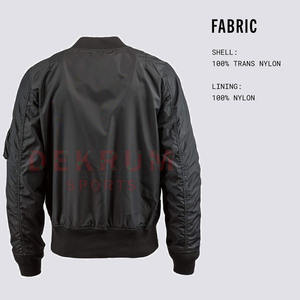 เสื้อแจ็กเก็ตบอมเบอร์เข้ารูปสำหรับผู้ชายเสื้อแจ็คเก็ตหนังขนแกะดีไซน์ใหม่ปกตั้งสำหรับใช้งานกลางแจ้ง - Product Image 2