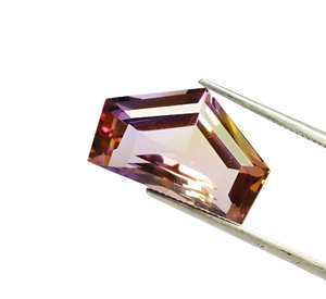 Ametrino Natural de Color Bio, piedra facetada, forma elegante, piedra cortada de ametrino, piedra preciosa de Color Bio Natural bien pulida para joyería - Product Image 5