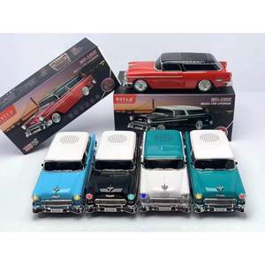 Retro bianco vinile tetto auto per altoparlante luci a LED Wireless Audio universale compatibilità del telefono cellulare - Product Image 5