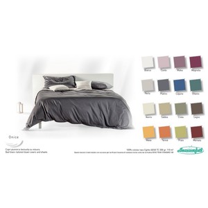 Made in Italy 100% Chất lượng cao <span class=keywords><strong>sateen</strong></span> cotton Khăn trải giường cm.160x190 toàn bộ gối (cm.50x80) cũng nhãn hiệu riêng - Product Image 4