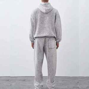 2025 Unisex personalizado impreso Jogging chándal de alta calidad 100% algodón Casual 2-en-1 diseño hombres Jogger Set al por mayor - Product Image 6