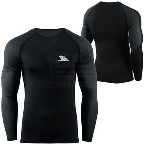 Vente en gros en stock Rash Guard pour hommes Rash Guard pour hommes imprimé par sublimation professionnelle - Product Image 2