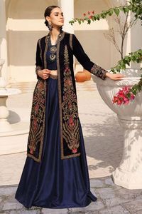 Elegant Dabka & Resham Embroidery Dress for Party/Wedding 2023 New Collection <b>Jacket</b> Blouse & Lehenga with Lace Decoration - Product Image 2