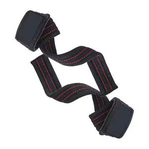 Sangles en coton pour haltérophilie, support de préhension durable pour l'entraînement de levée de charges lourdes, support de poignet pour soulevé de terre et entraînement - Product Image 1