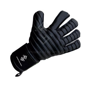 Gants de gardien de but hybrides les plus vendus - Cuir de haute qualité, protection antidérapante des doigts, design personnalisable, couleurs fabriquées au Pakistan - Product Image 4