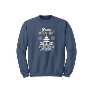 Sudadera de mezcla de algodón con temas de Buda Estampado Estilo informal 12 opciones de color 260-280 Colocación de diseño personalizable GSM pesado - Product Image 6