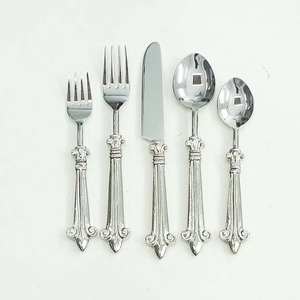 Mirrored Steel Flatware Set Stainless Cutlery for Hotel Wedding or <b>Table</b> <b>Top</b> Serving Cutlery Flatware - Product Image 3