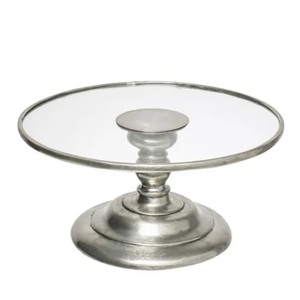 Soporte de servidor de pastel de forma redondeada Soporte de pastel de madera para servidor dulce de chocolate ecológico Soporte de servidor de pastel decorativo de estilo único - Product Image 3