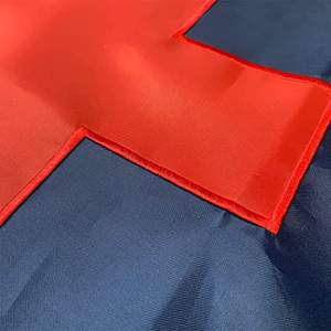 Drapeau chrétien USA TOP FLAGSINC, 3x5 pieds, robuste, brodé, pour extérieur, croix de Pâques, Jésus - Product Image 5