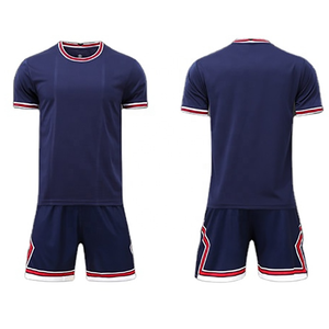 Vente en gros Vêtements de football respirants en nylon 100% Conception et taille personnalisées Uniformes vierges d'entraînement de football OEM - Product Image 5