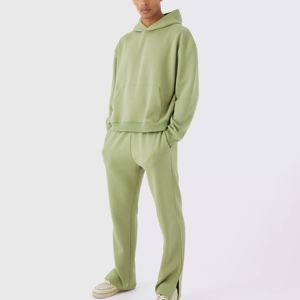 Fabriqué au Pakistan Jogging noir de haute qualité Entraînement Ensemble de survêtement personnalisé pour homme Ensemble de survêtement uni - Product Image 2