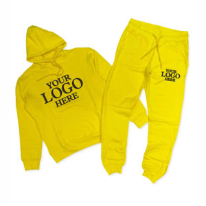 Survêtement décontracté à capuche pour homme de haute qualité et poids lourd, impression de logo personnalisée, tailles unisexes personnalisées, vente d'hiver en cours - Product Image 1