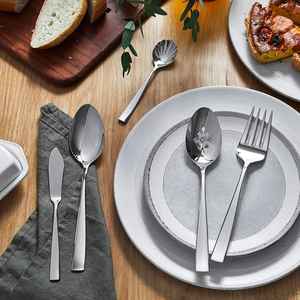 Juego de Cubiertos de Acero Inoxidable de Lujo Ecológico con Acabado Mate, Cubiertos de Alta Calidad con Impresión de Logotipo Personalizado, Aptos para Contacto con Alimentos - Product Image 2