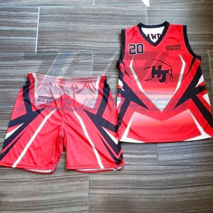 Uniforme de baloncesto reversible, uniforme de baloncesto de secado rápido, camiseta de baloncesto transpirable, bordado impreso por sublimación personalizada - Product Image 1