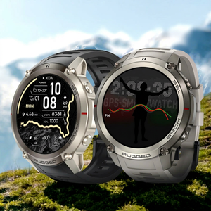 Montre connectée GPS LEMFO DM59, écran tactile AMOLED de 1,43 pouce, étanche 50 m, moniteur de fréquence cardiaque, montre de sport pour hommes et femmes - Product Image 1