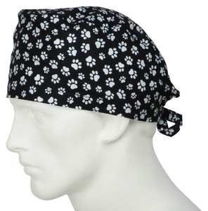 Chapeau de travail pour femmes avec logo personnalisé, imprimés floraux et amusants, tissu doux, réglable, léger, respirant, idéal pour le personnel de santé - Product Image 4