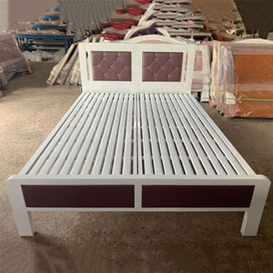 Modern Stable Single & Queen Box Spring <b>Bed</b> <b>Frame</b> with Open Undercarriage <b>for</b> Space-saving Home Furniture - Product Image 1