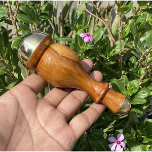 Best Selling Eco-Friendly Handmade Wooden <b>Wand</b> Deep Relaxation Wood Scalp Gua Sha Massager Body and Foot Therapy <b>Massage</b> Tools - Product Image 3