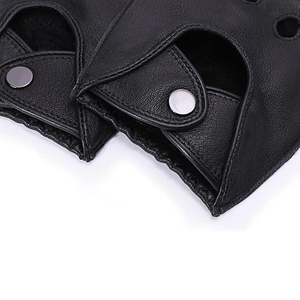 Women driving <b>gloves</b> breathable mesh lightweight wear Leather driving <b>gloves</b> smooth touch professional quality driving <b>gloves</b> - Product Image 4