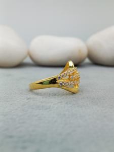 Custom Fancy Solitaire VVS Lab Grown Gold 14K 18K Compromiso Anillo de bodas Trendy 925 Silver Set-100% Satisfacción Garantizada" - Product Image 2