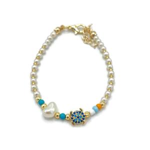 ลูกปัดแฟชั่นสำหรับการออกแบบสร้อยข้อมือดวงตาชั่วร้าย - Product Image 1