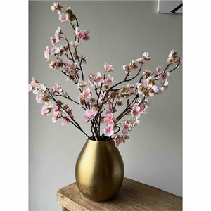 Jarrón de Metal Dorado de Estilo Nórdico al por Mayor, Irrompible, para Arreglos Florales de Boda |   Soporte para Flores Artificiales para Eventos y Fiestas - Product Image 1