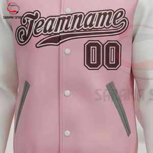 Chaqueta Varsity de Béisbol para Hombre de Alta Calidad, Fabricada por Profesionales, con Bordado Personalizado y Mangas de Cuero - Product Image 3