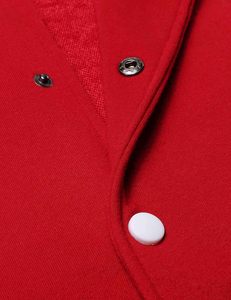 Chaqueta superior de lana de invierno con diseño de bordado de letras elegante para hombre, chaqueta de béisbol universitaria de moda informal, la mejor chaqueta frontal con soporte - Product Image 6