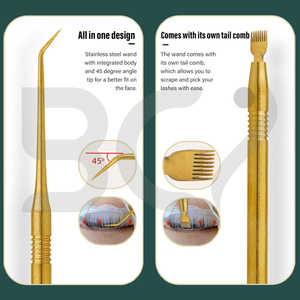 Outils de rehaussement de cils de qualité supérieure, réutilisables et durables, meilleur produit en couleur dorée, outil de rehaussement de cils tout-en-un pour usage domestique - Product Image 4