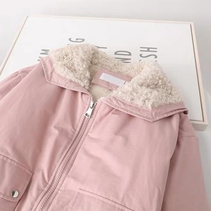 Parkas cortas de alta calidad, abrigos de plumón para mujer, chaqueta acolchada peluda a la moda, chaqueta de prendas de vestir acolchadas de algodón grueso con bolsillos coreanos para mujer - Product Image 6