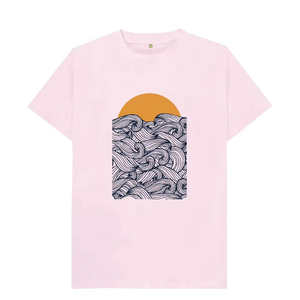 Camiseta personalizada de algodón con estampado gráfico de peso pesado 240 Gsm para hombre, camisetas de punto de poliéster/algodón con estampado DTG a la moda - Product Image 3