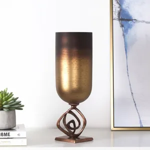 Wabi Sabi Rustic Metal Flower <b>Vase</b> Natural Interior Decor Bulk Export Manufacturer Artistic Handmade ZAHID EXPORTS - Product Image 3