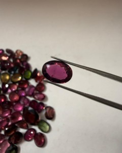 324รูปไข่ทัวร์มาลีนธรรมชาติ124ชิ้นหินสีหลายเหลี่ยมเพชรพลอยแอฟริกาขายส่งสำหรับทำเครื่องประดับ - Product Image 3