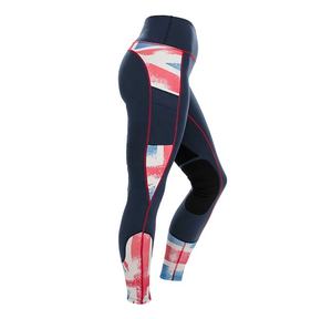 Gran oferta de pantalones deportivos para mujer, gran ropa ecuestre elástica con logotipo personalizable, pantalones para montar a caballo - Product Image 4