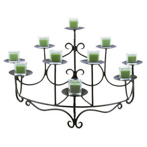 Bougeoir en cristal, décoration de la maison, autre support de bougie brillant, pour l'intérieur et l'extérieur - Product Image 2