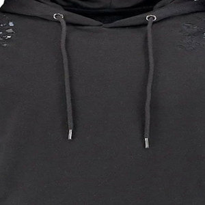 Sudaderas con capucha bordadas de angustia de gran tamaño con diseño único más vendido al por mayor Sudadera con capucha bordada de angustia de ropa de calle de alta calidad - Product Image 6