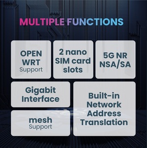 Qitai O8 Pro SDX75 Modem FM190W-GL Module Dual SIM Card Slots Antenas WiFi6 AX3000 SDX75 5G Modem Router - Product Image 6