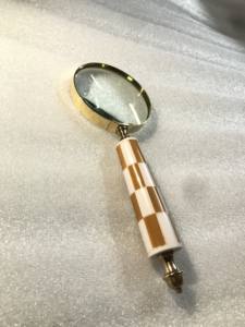 Antique Vintage Maritime Brass Handle Kaka Enterprises' Sturdy Resin Handle <b>Metal</b> <b>Crafts</b> with Rose Gold Magnifying Glass - Product Image 5