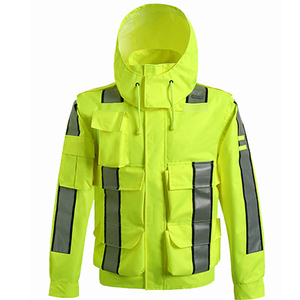 Chaqueta de Seguridad de Alta Visibilidad para Invierno, Unisex, Resistente, Impermeable, Transpirable, de Poliéster, Mangas Largas, Reflectante, para Trabajo, Precio Económico - Product Image 4