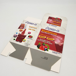 Boîtes en carton recyclables imprimées en offset personnalisées avec laminage mat, gaufrage et revêtement UV pour tubes de comprimés effervescents - Product Image 6