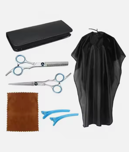 Juego de Tijeras de Peluquería Profesionales de Acero Inoxidable de Alta Calidad para Hombres, Color y Logotipo Personalizables - Product Image 3