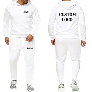 Chándal de fitness de gran tamaño para hombre de alta calidad personalizado 100% chándal de algodón - Product Image 2