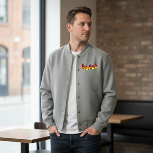 Nouvelle arrivée 2025 Veste universitaire 100% laine pour homme Couleur unie Poids lourd Surdimensionnée Confortable Respirante veste universitaire homme - Product Image 6