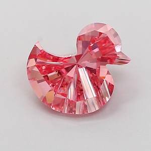 เพชรทรงฟรีฟอร์ม 1.23 กะรัต VS1 สีชมพูแฟนซีสดใส เพาะเลี้ยงในห้องปฏิบัติการ - Product Image 1