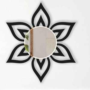 Vente chaude Moderne Métal Mur Miroir Lumière À La Main Fleur Conception Haute Qualité Miroir De L'Inde pour Les Mariages - Product Image 5