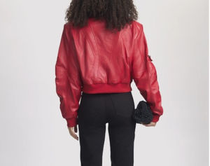 Chaqueta de cuero para mujer de nuevo estilo Chaquetas de cuero de moda para mujer de mejor llegada para ropa de invierno Chaquetas de cuero de manga larga - Product Image 3