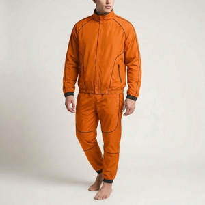 Conjunto Deportivo de Moda, Chaqueta Cortavientos de Nailon, Traje Deportivo para Calentamiento - Product Image 1