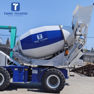 Solution efficace de moteur de mélangeur de ciment à chargement automatique manuel de JBC-38W pour le mélange concret de nouvelles options - Product Image 1